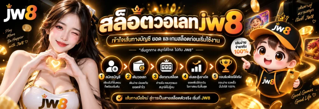 สล็อตวอเลท jw8 เข้าใจเส้นทางบัญชี ยอด และเกมสล็อตก่อนเริ่มใช้งาน